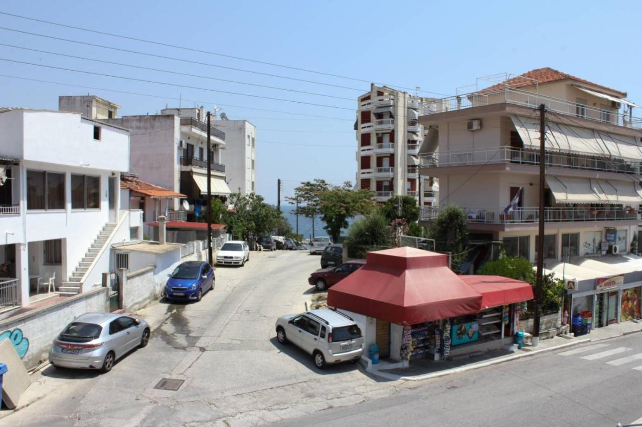Side Beach Apartment Kavala Eksteriør billede